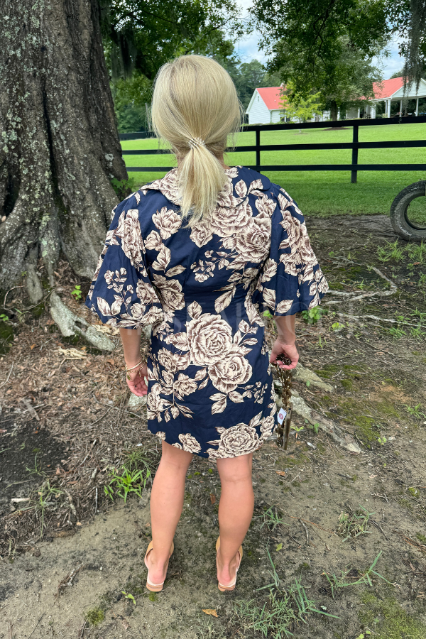 Altamont dress, blue