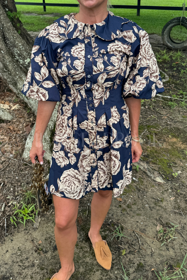 Altamont dress, blue