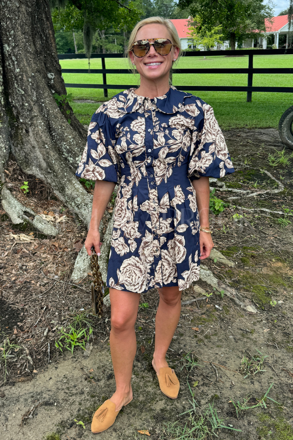 Altamont dress, blue