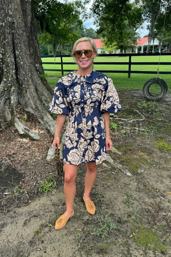 Altamont dress, blue