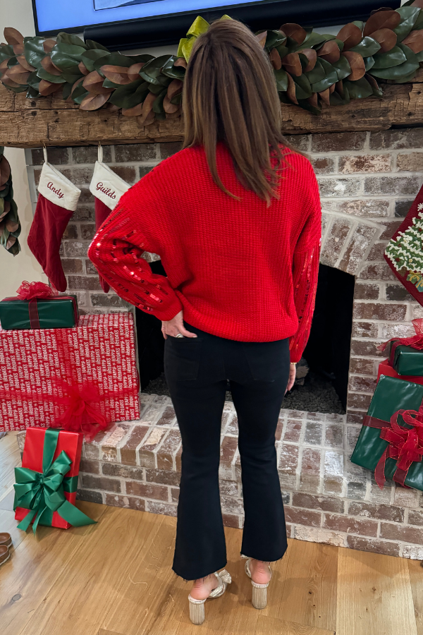 Anders sweater, red