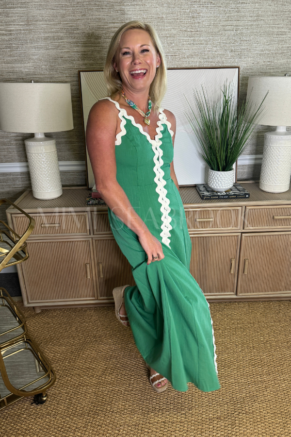 Angelina dress, green