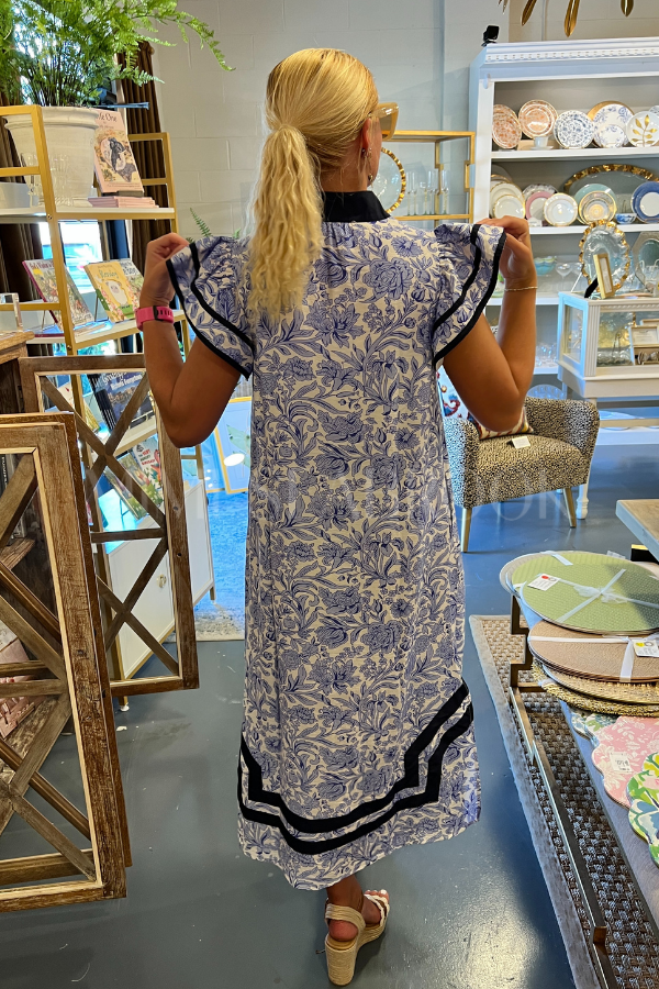 Boatwright dress, blue