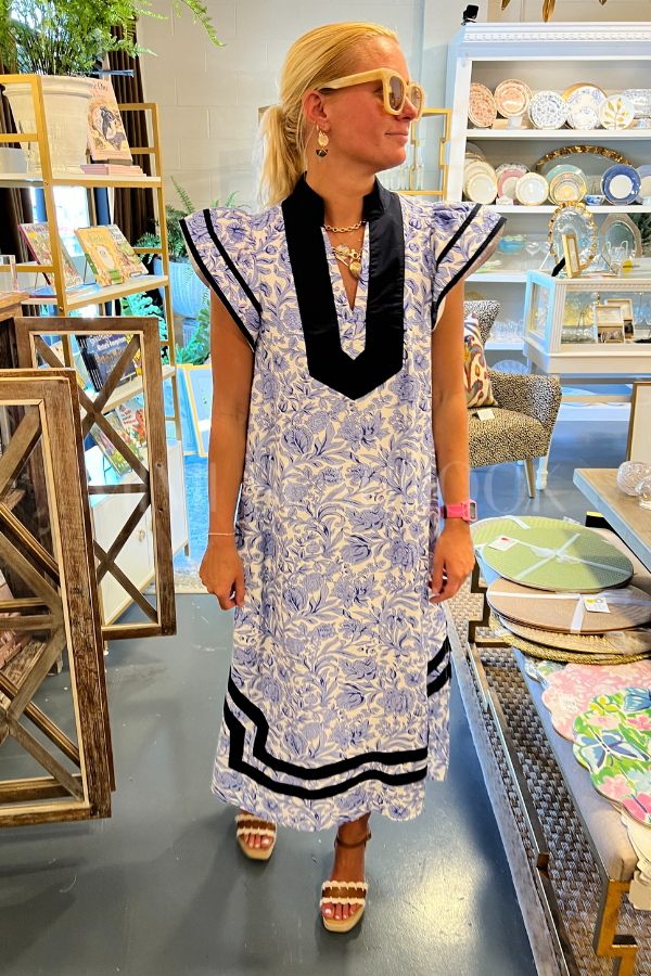 Boatwright dress, blue