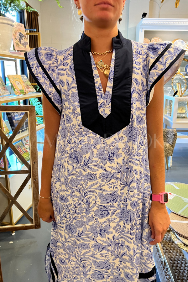 Boatwright dress, blue