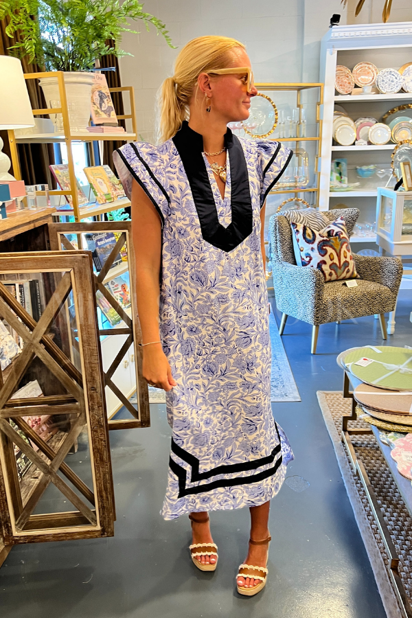 Boatwright dress, blue