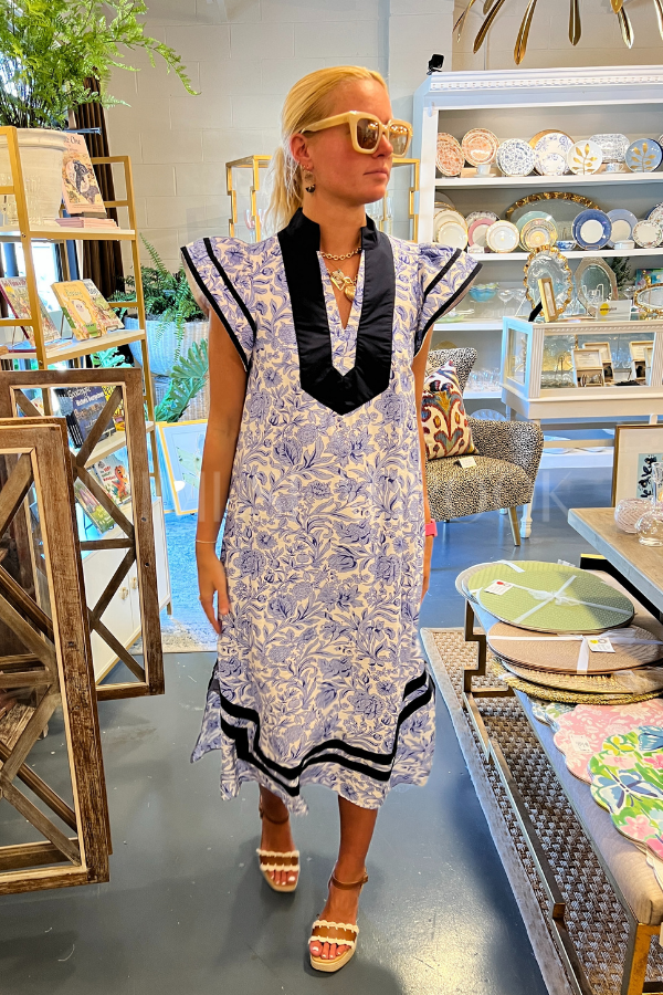 Boatwright dress, blue