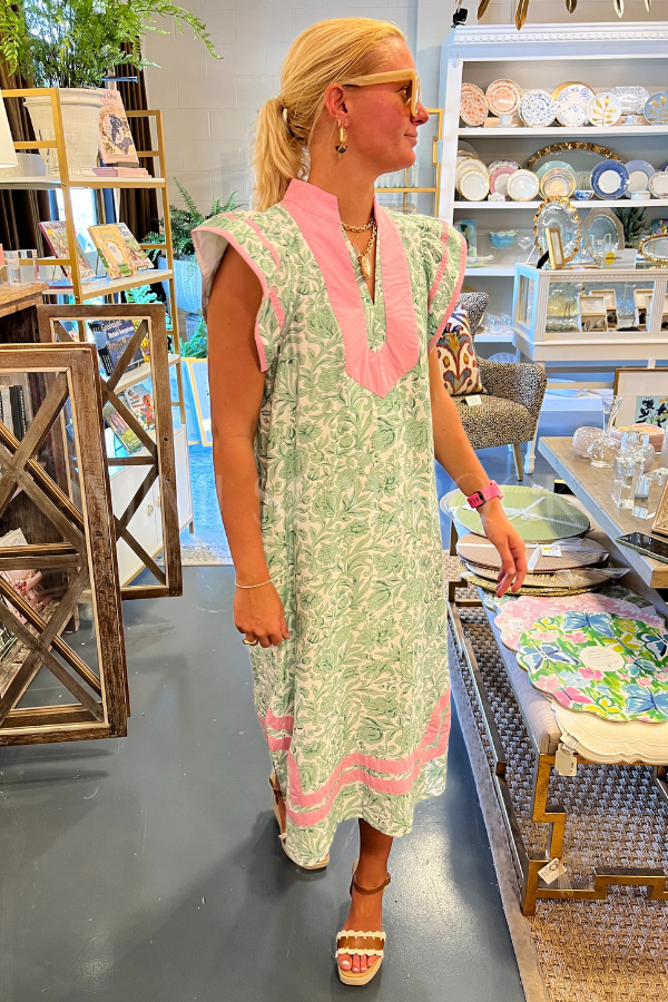 Boatwright dress, green