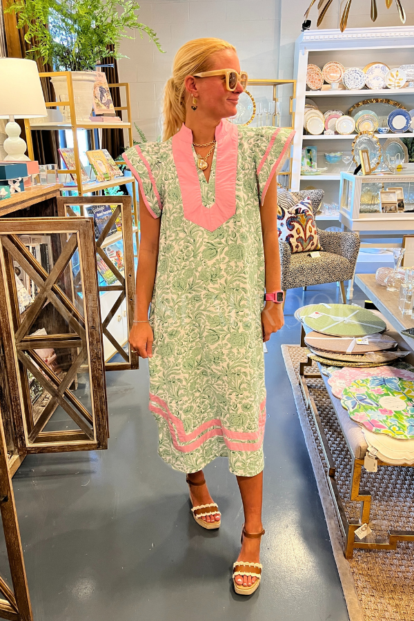 Boatwright dress, green
