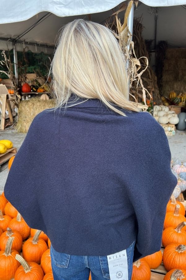 Carlton sweater, navy