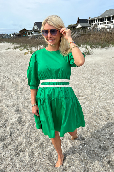 Cassidy dress, green