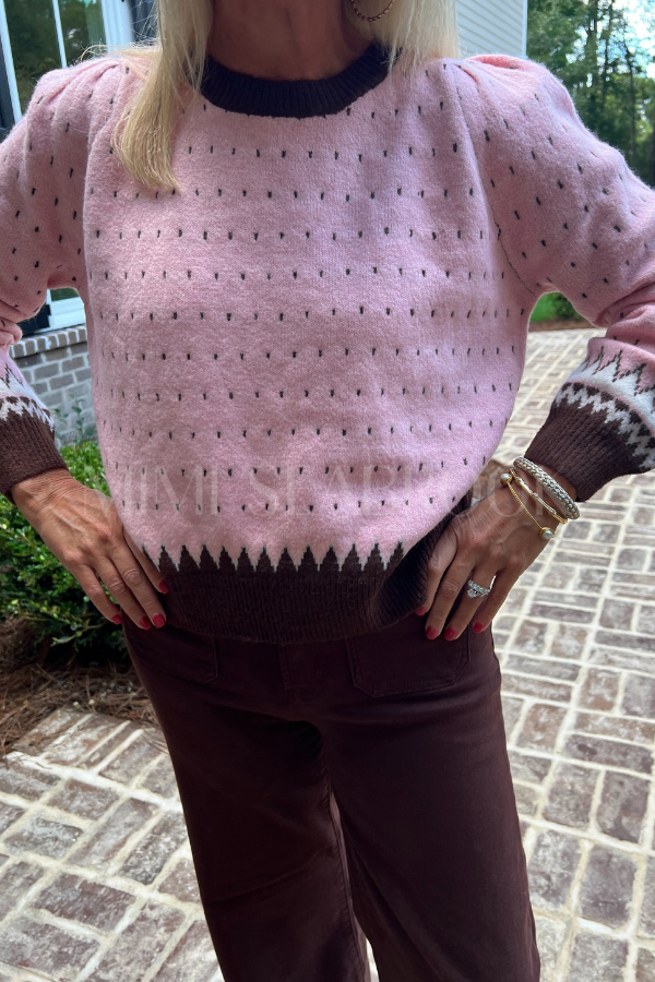 Cornell sweater, rose brown