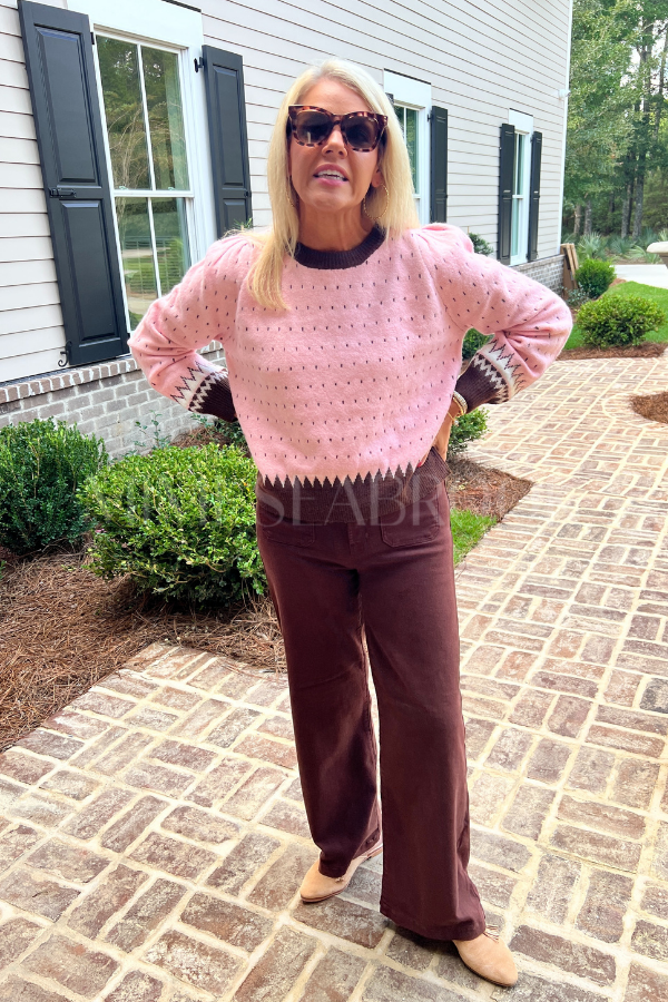 Cornell sweater, rose brown