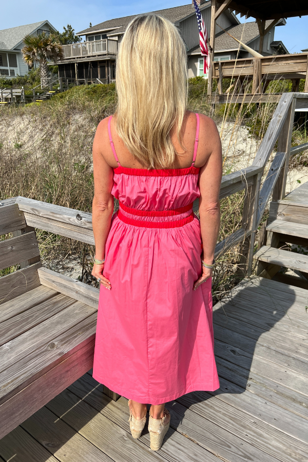 Dasher dress, pink