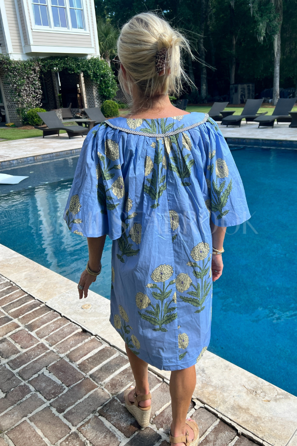 Fernley dress, periwinkle