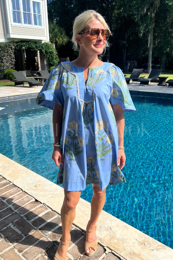 Fernley dress, periwinkle