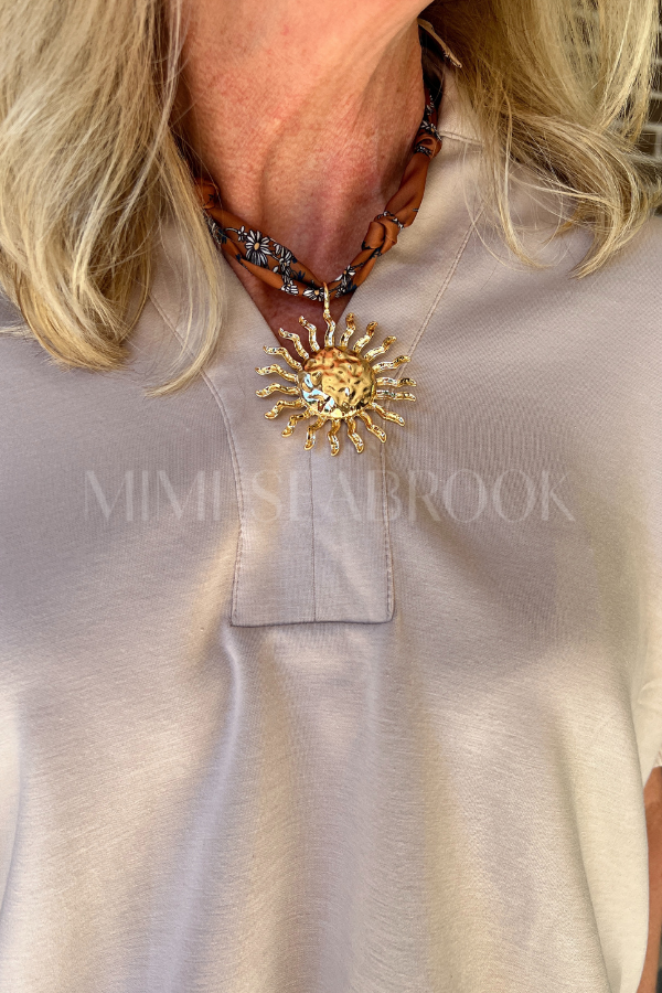 Georgetown scarf necklace