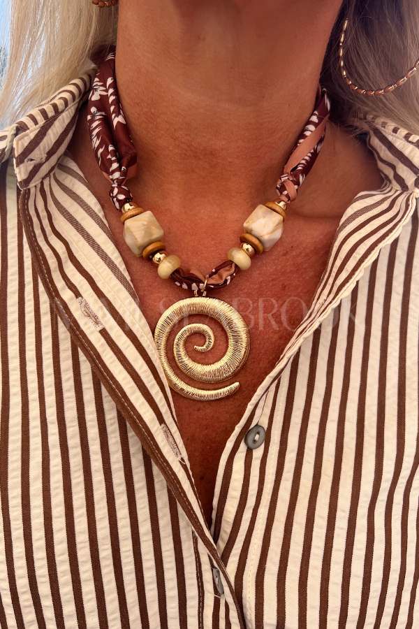 Hampshire scarf necklace
