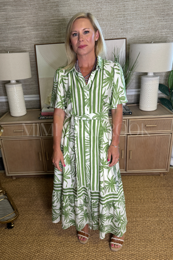 Hopkins dress, green