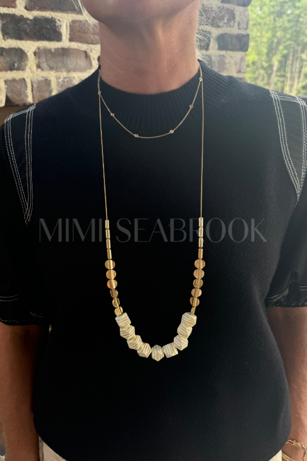 Jackson necklace, ivory