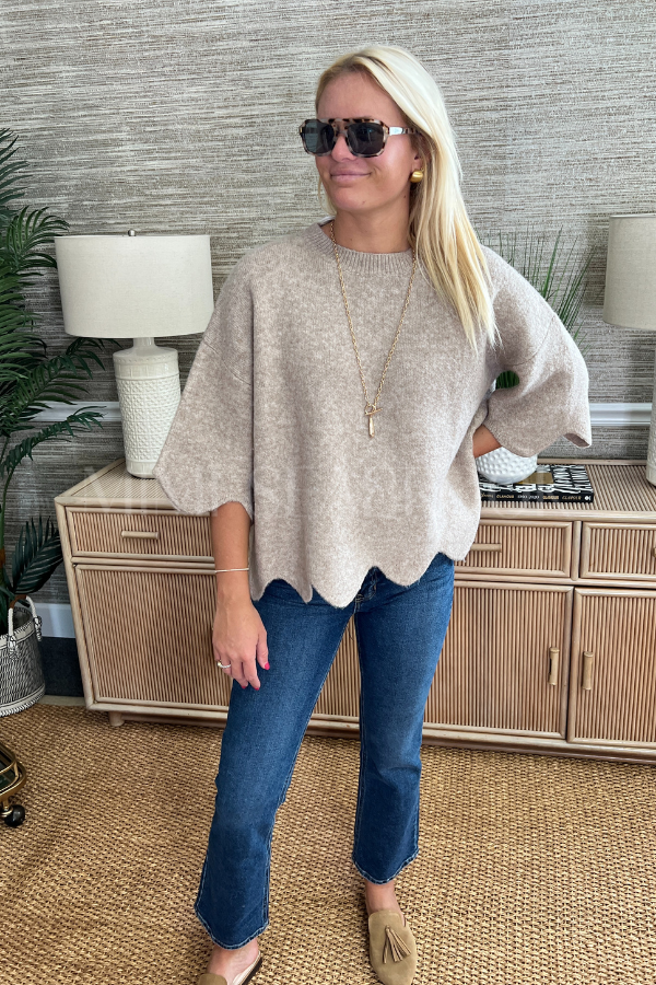 Keily sweater, taupe