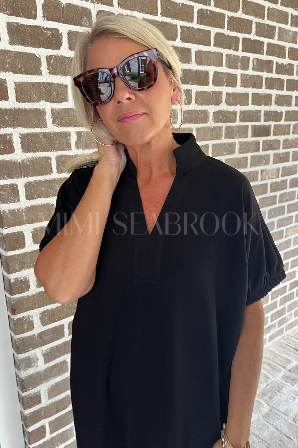 Lara dress, black