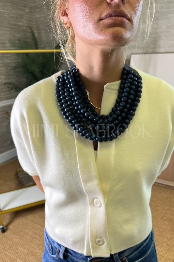 Lovell necklace, navy
