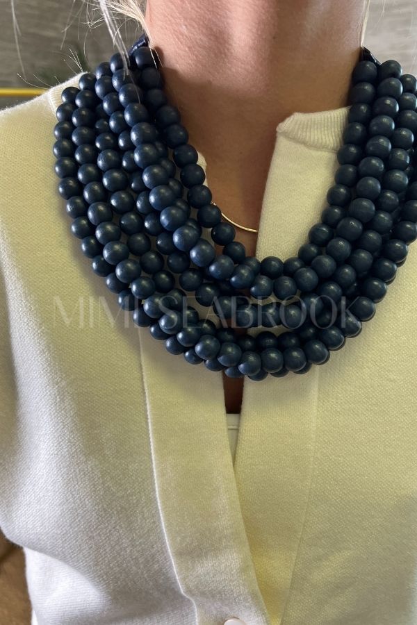 Lovell necklace, navy