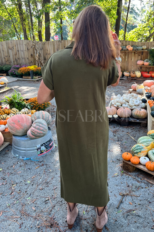 Reaves dress, olive