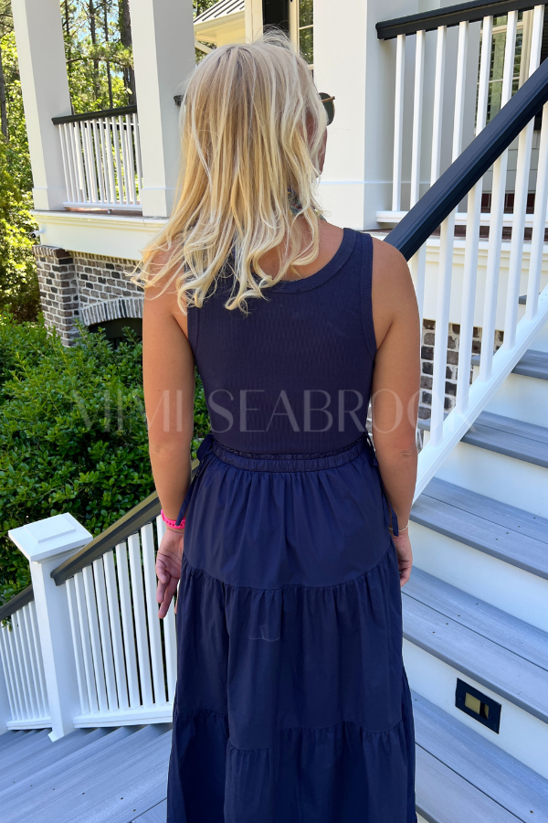 Reyna dress, navy