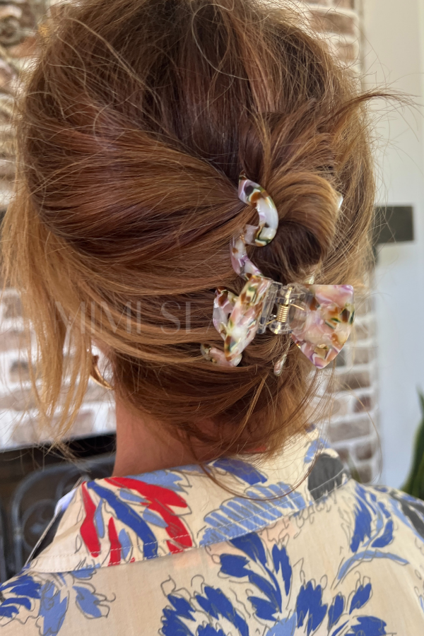 Samson hair clip, ivory