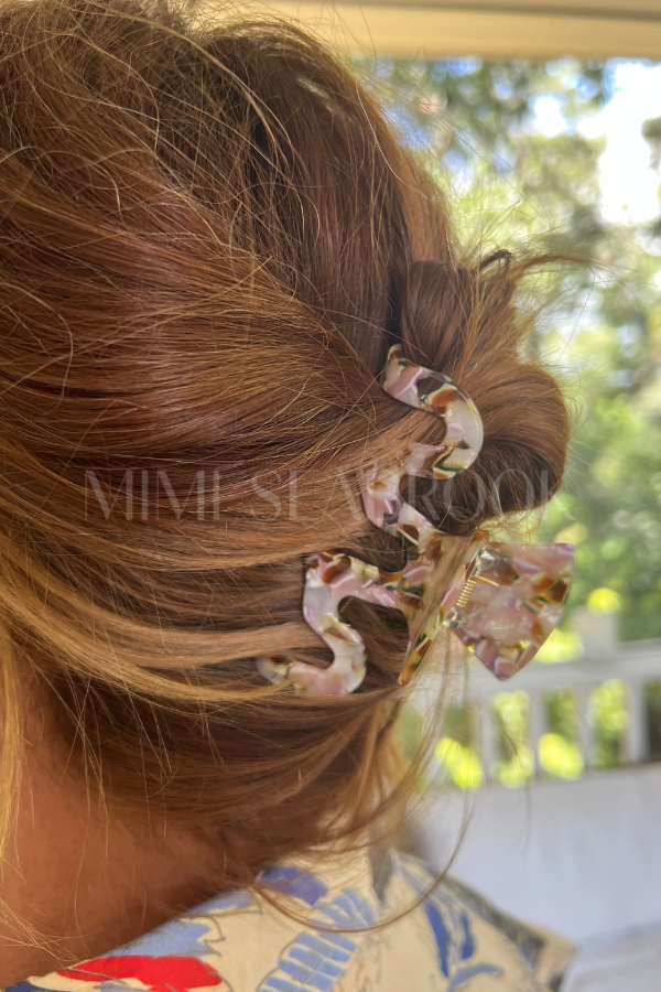 Samson hair clip, ivory