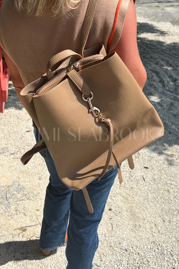 Skylar backpack bag, beige