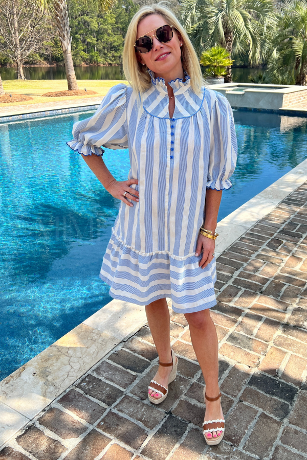 Tahaloma dress, blue