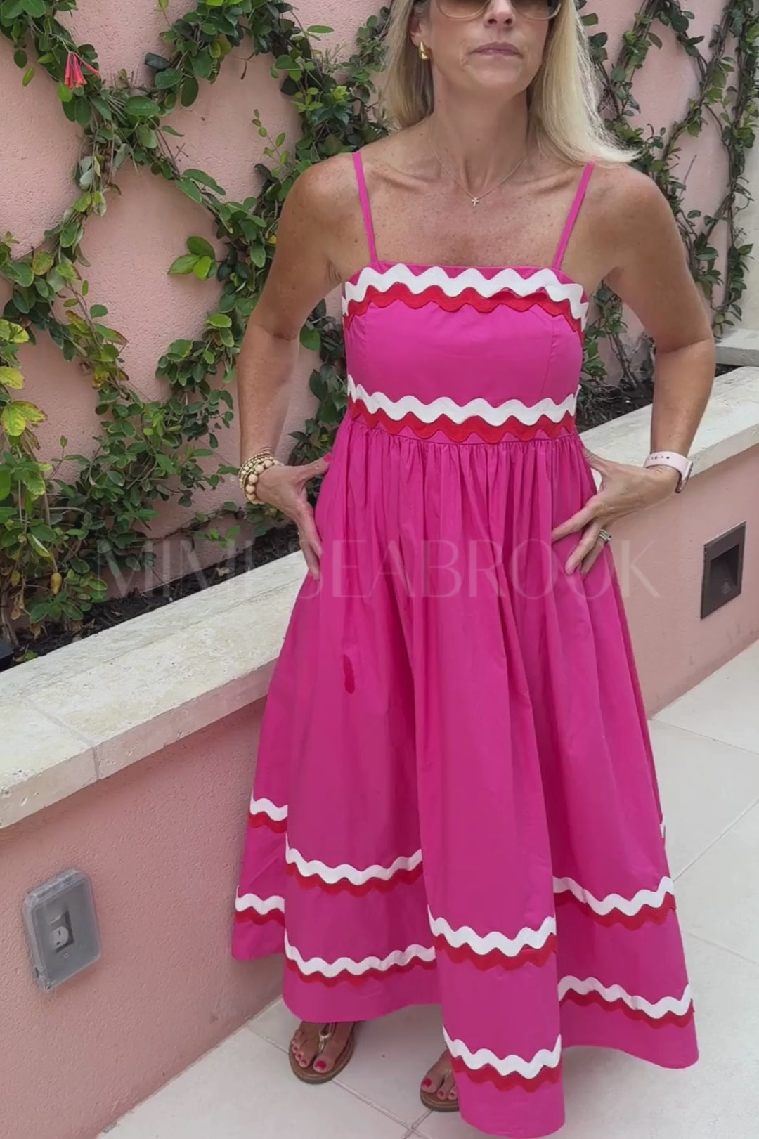 Cattrall dress, pink