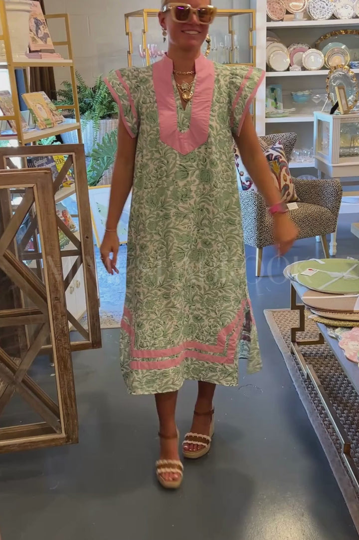 Boatwright dress, green