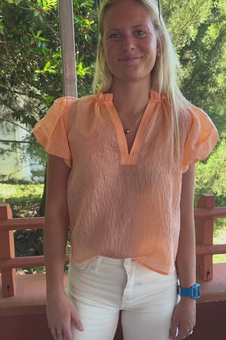 Jenna top, orange