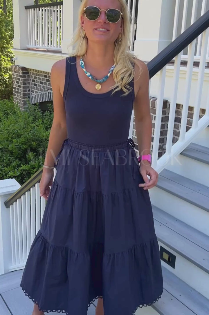 Reyna dress, navy