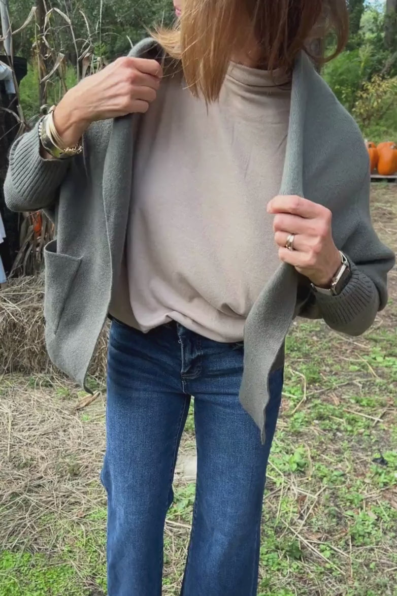 Carlton sweater, olive