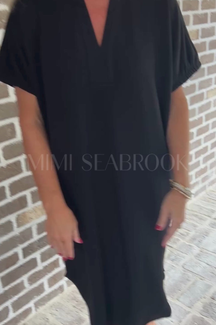 Lara dress, black
