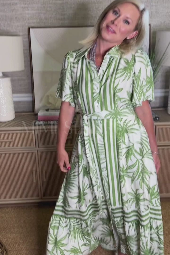 Hopkins dress, green