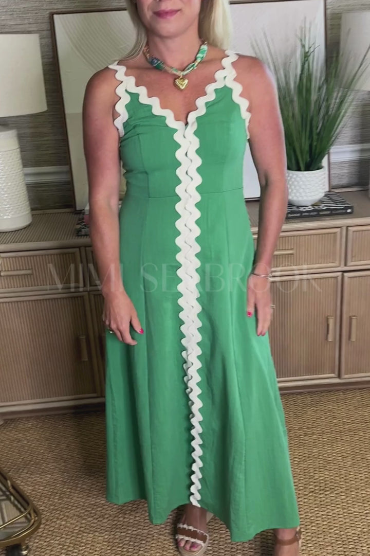 Angelina dress, green