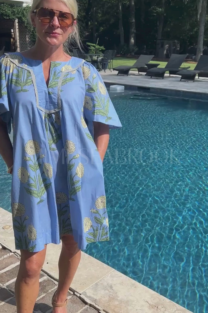 Fernley dress, periwinkle