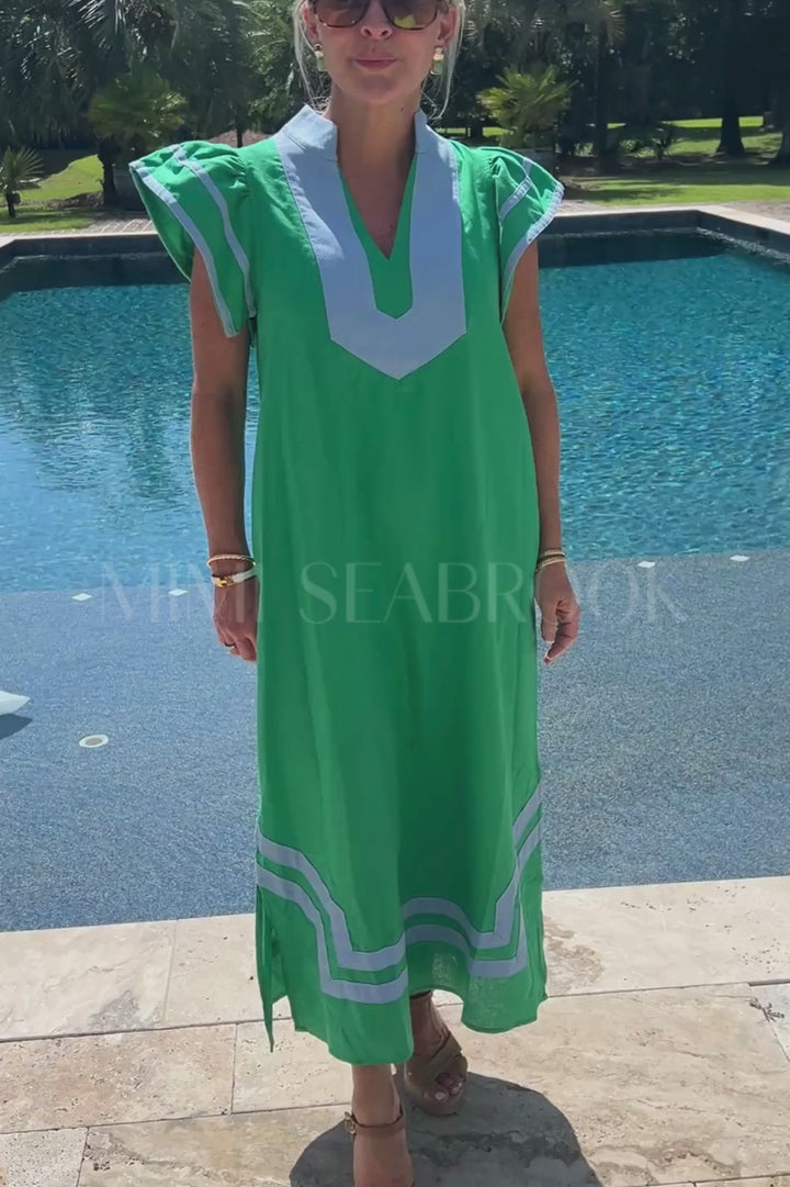 Gabriella dress, green