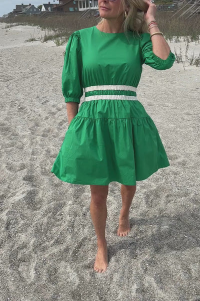 Cassidy dress, green