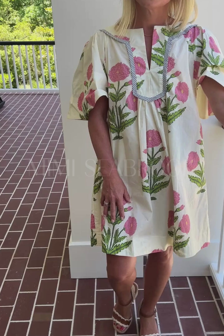 Fernley dress, cream