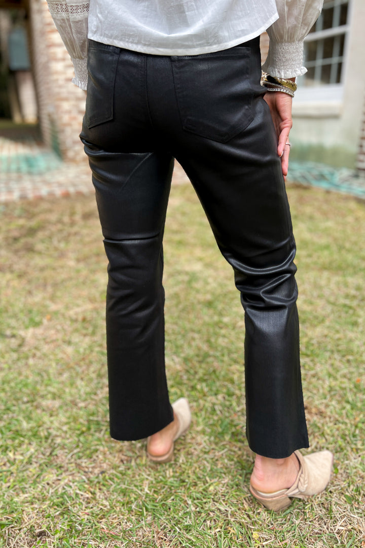 Sammy jeans, coated black