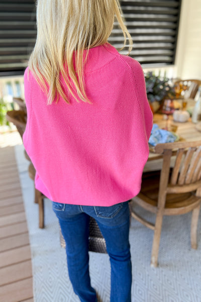 Spires sweater, hot pink