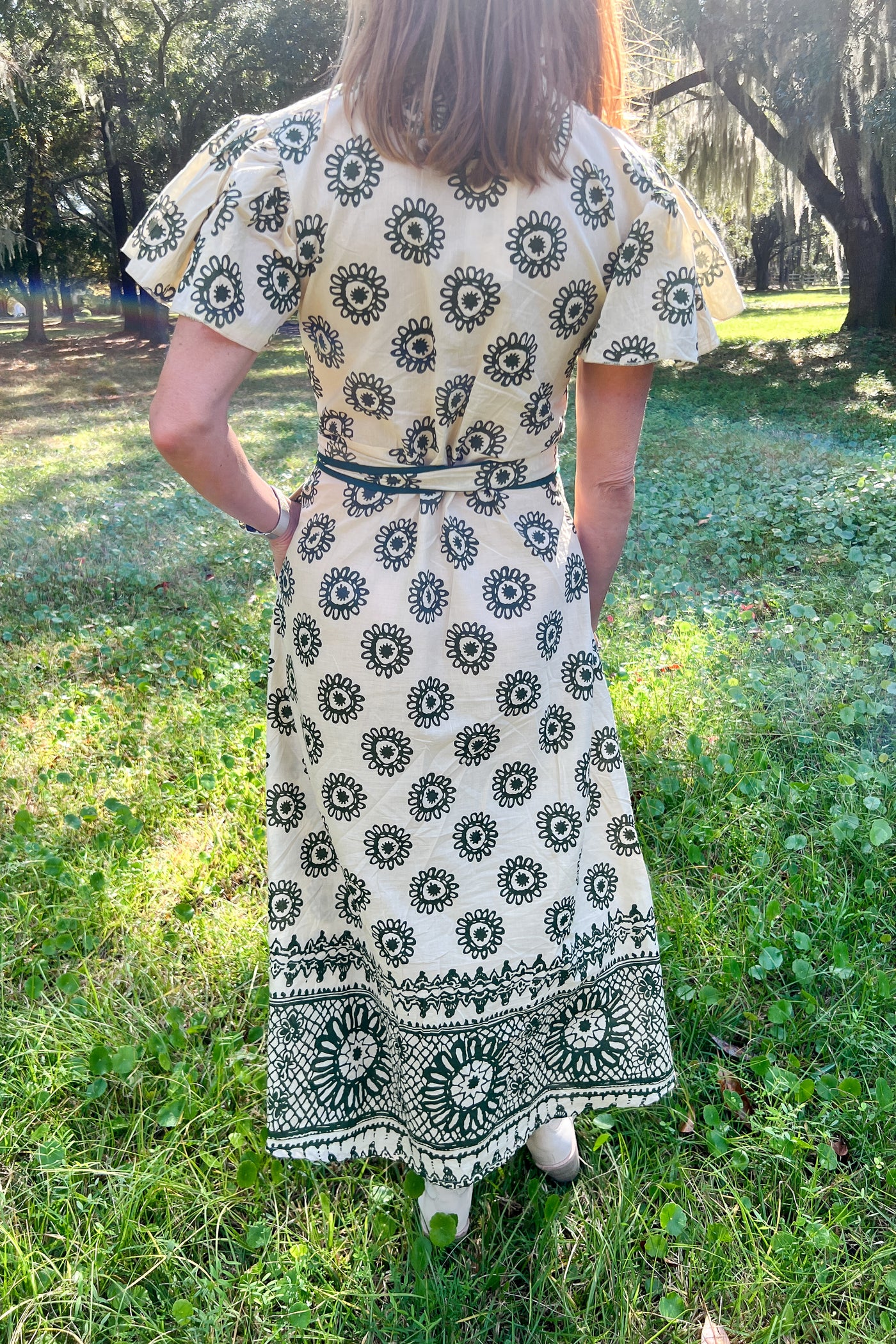 Frenchmen St Midi Dress, olive