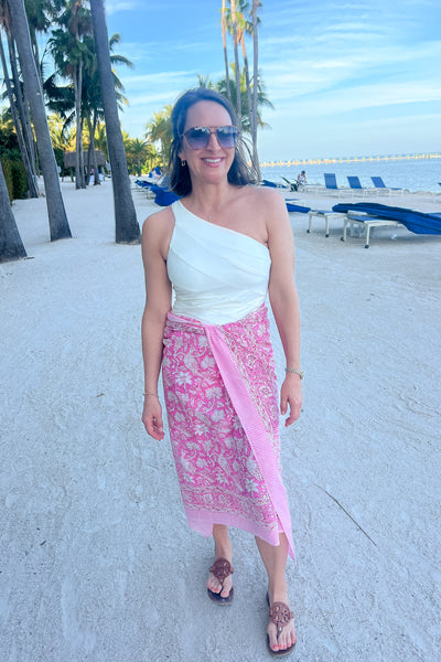 Palm Bay sarong, pink